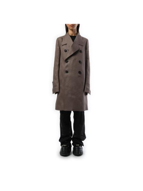 Rick Owens Officer Coat in Dust