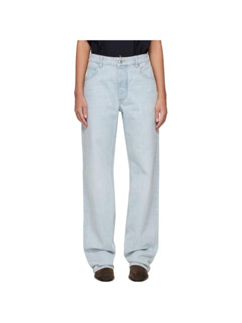 Bottega Veneta Blue Bleached Boyfriend Jeans