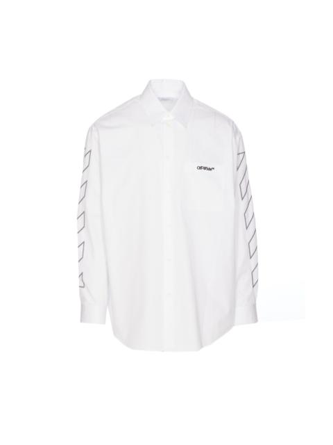 Off White Men Diag Outl Shirt Jacket