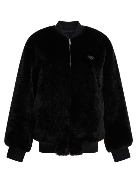 Prada Prada Re-nylon Reversible Bomber Jacket