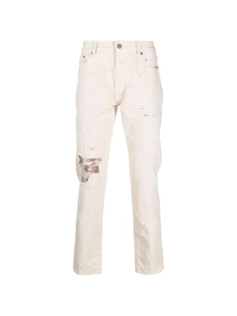 Palm Angels patch-detail denim jeans