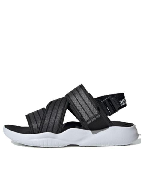 adidas (WMNS) adidas 90s Sandal Velcro Casual Black Gray White Sandals 'Black Grey White' EG7647