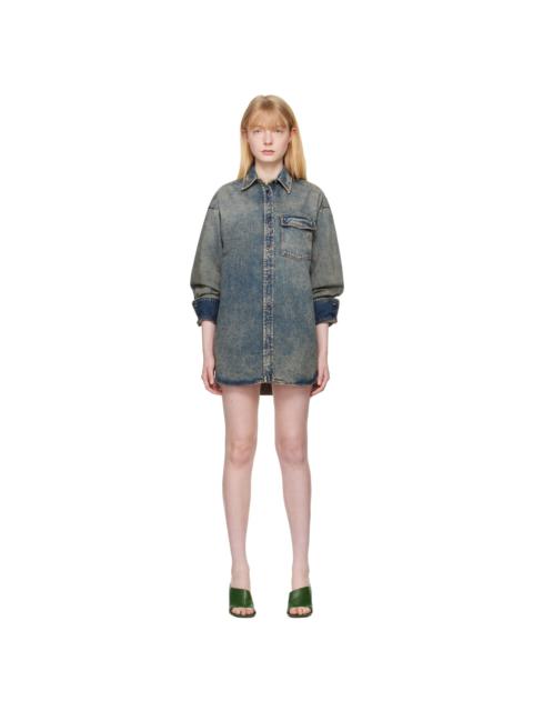 Sportmax Blue Targa Denim Shirt