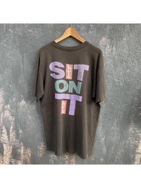 Other Designers Thrashed Faded Vintage 90s Levis Strauss &Co Rare Tee