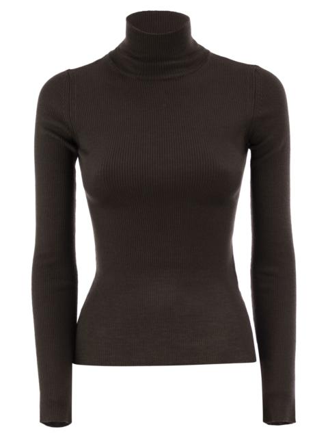 Max Mara Max Mara Women Mxscavallo - Pure Virgin Wool Ribbed Roll-Neck Jumper