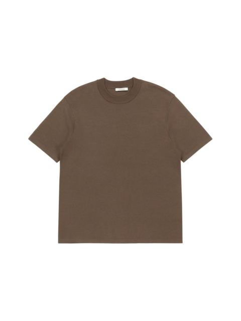 entire studios SLIM KNIT TEE LIGHT BROWN