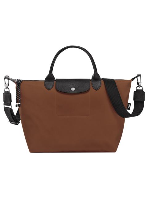 Longchamp Le Pliage Energy L Handbag Chocolate - Recycled canvas
