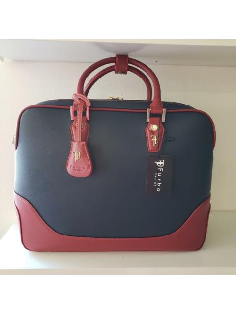 Other Designers Furbo Design FRB007 Double Zip Bag - Navy/Wine
