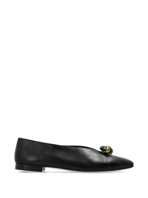 JIMMY CHOO Jimmy Choo Women Margot Leather Ballets