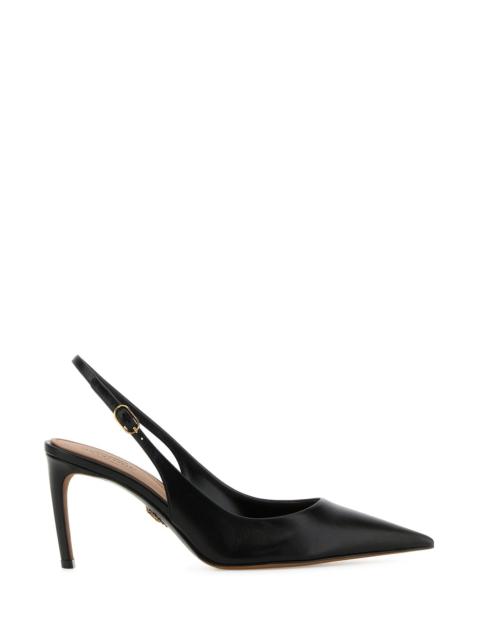 Dolce & Gabbana Black leather Devotion 75 pumps