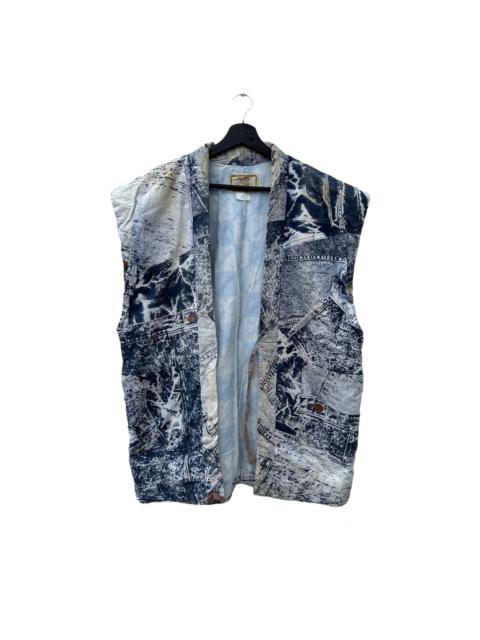 Other Designers Japanese Brand - VINTAGE SUPER JOCKEY BIG LOGO TANK TOP VEST KIMONO DESIGN