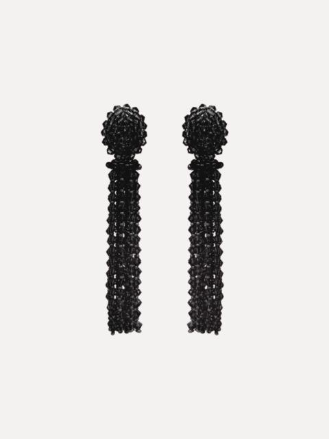 Oscar de la Renta TASSEL CLIP-ON EARRINGS