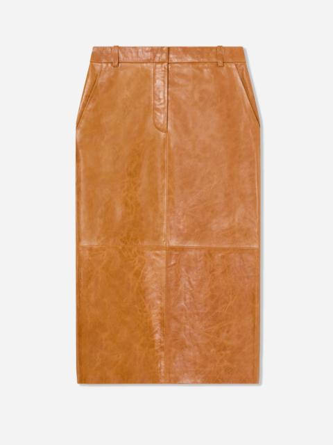 CO Tailored Pencil Skirt in Leather