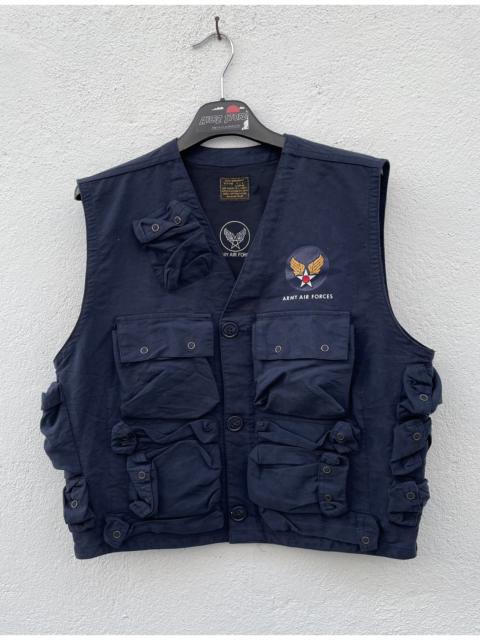 Other Designers Us Air Force - Army Air Forces Type C-1 Vest Emergency Dark Blue Jacket