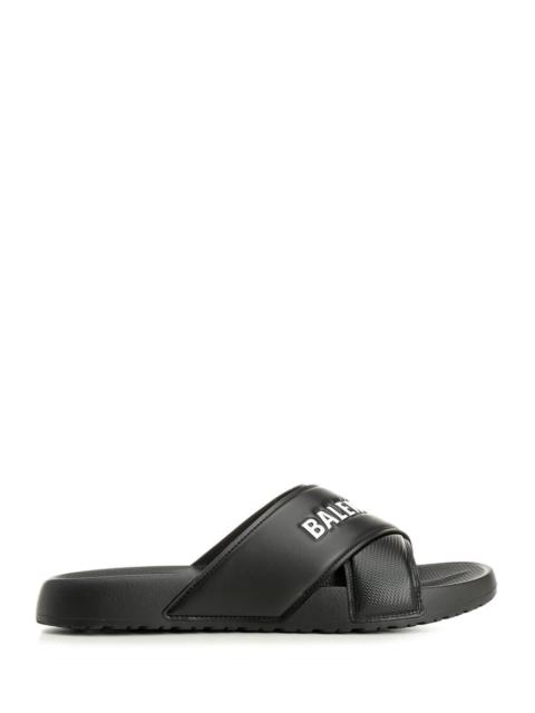 BALENCIAGA Balenciaga Men “Slide Sporty Pool” Slippers