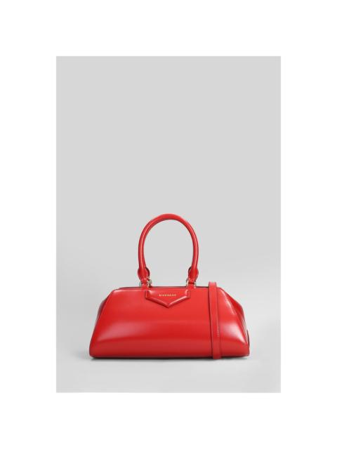 Givenchy Givenchy Antigona Ew Small Shoulder Bag In Red Leather