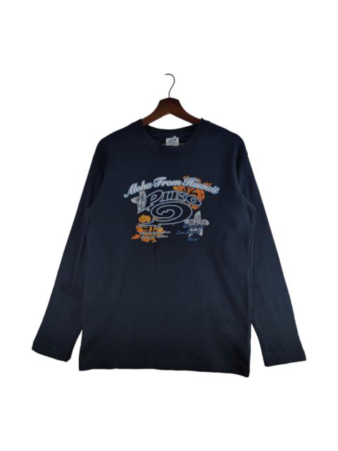 Japanese Brand - 🔥NOS🔥Piko Hawaiian Longboard Wear Tshirt