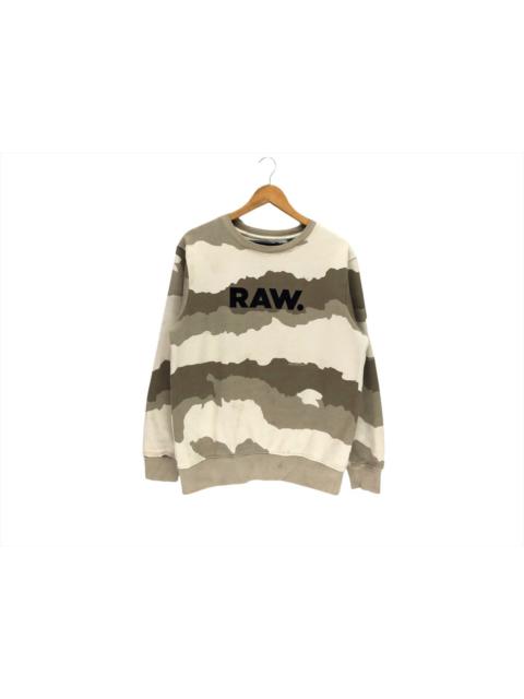 Other Designers Gstar - Vintage G-star Raw Big Logo Camo Sweatshirt