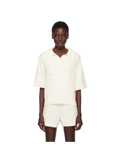 Loulou de Saison Off-White Kina Polo