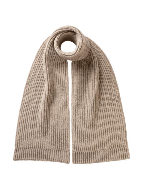 Johnstons of Elgin Donegal Cashmere Cream Knitted Scarf