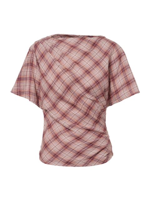 Isabel Marant Étoile Neyela Plaid Top