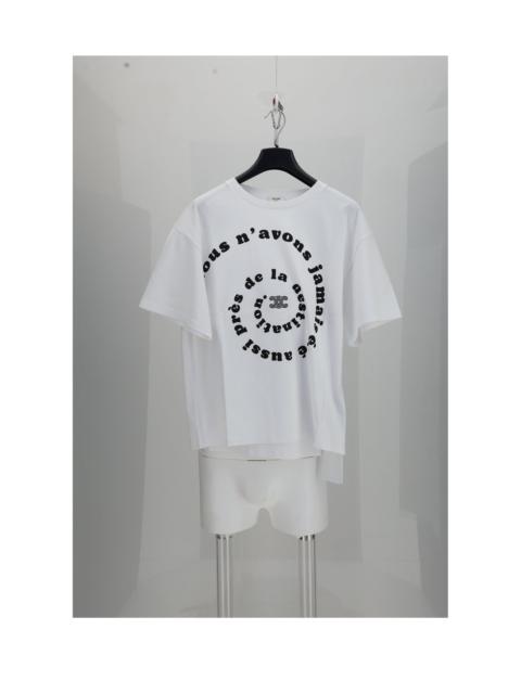 CELINE Celine Small Fit T-shirt Optic White/Black