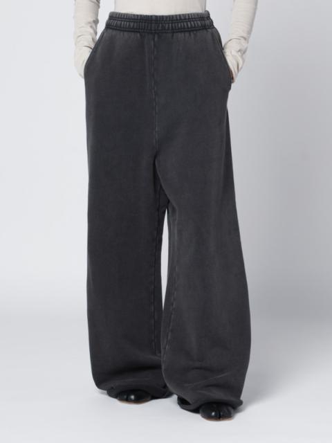 entire studios Black washed cotton joggers