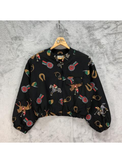 Other Designers Mademoiselle Non Non - BOXY🔥 MADEMOISELLE COPAN Fullprint Cropped Jacket #4859-174