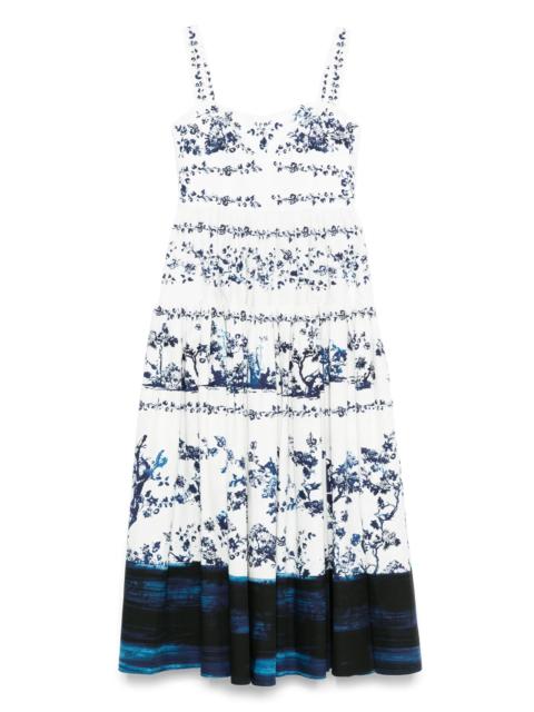 Erdem floral-print midi dress