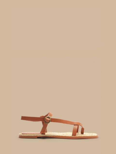 FARM RIO Camel Cross Strap Sandal