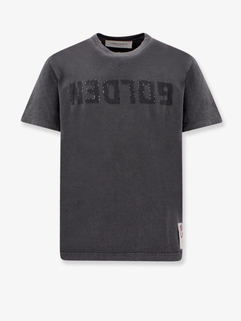 Golden Goose Deluxe Brand Regular Distressed Cotton T-Shirt