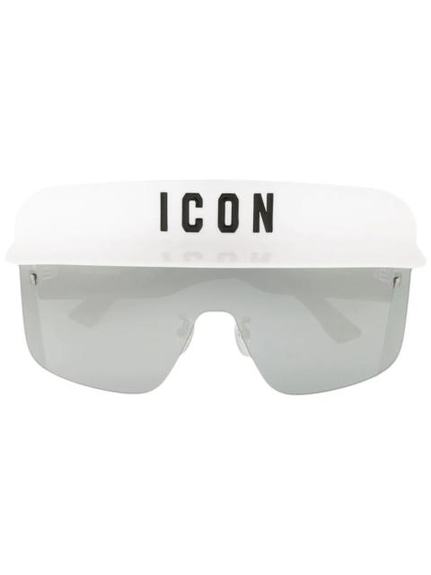 DSQUARED2 logo-print pilot-frame sunglasses