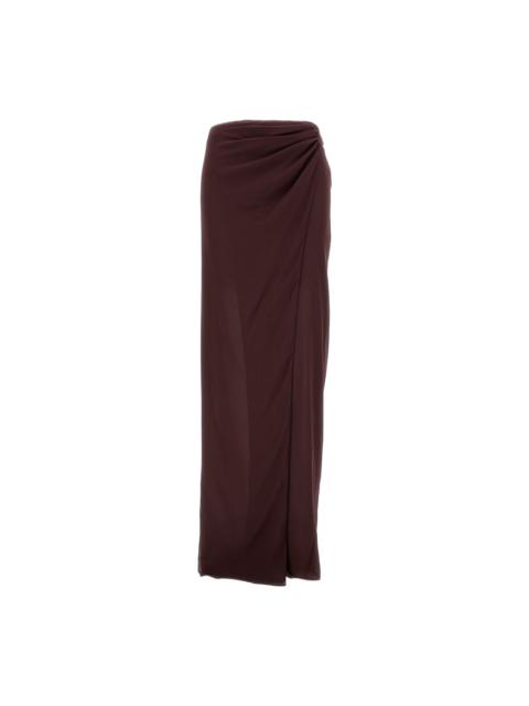 THE ANDAMANE Phoebe Wrap Midi Skirt