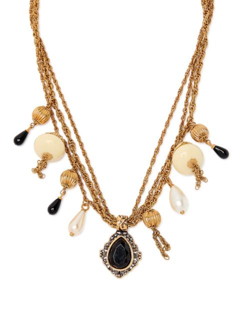 Chloe The Chloé Antique Pearls Embellished Necklace