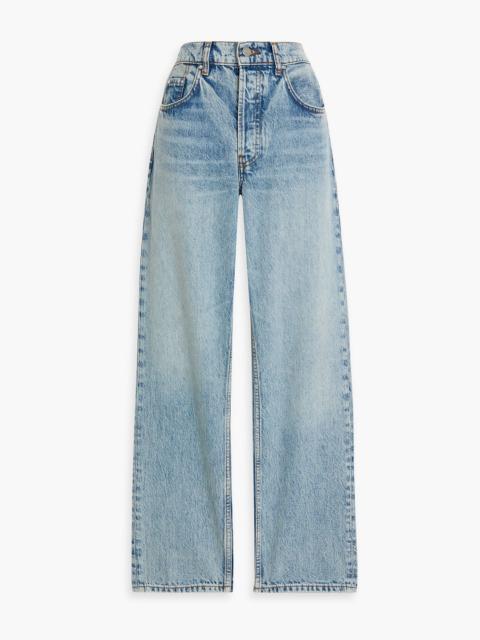 ANINE BING Benson mid-rise straight-leg jeans
