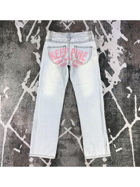 Other Designers Japanese Brand - Japanese Brand Rose Fan Hikory Jeans