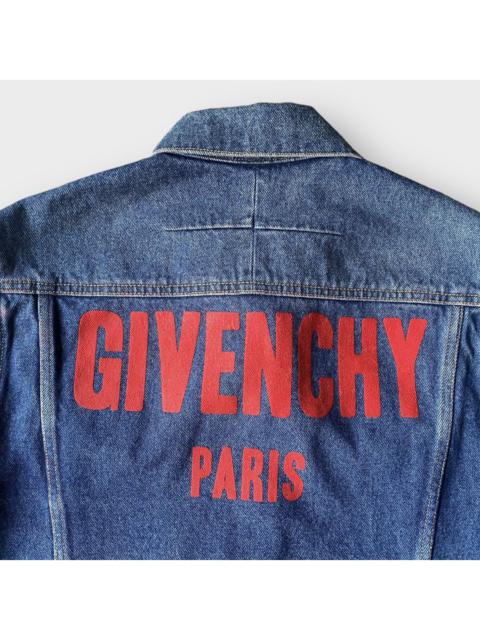 Givenchy Fall2017 Givenchy Logo Denim Jacket