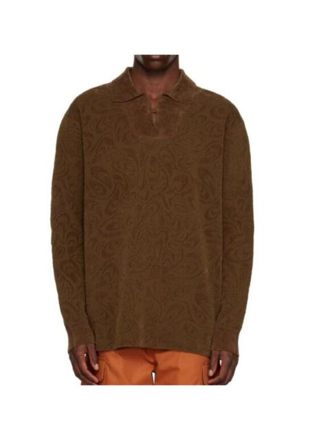 BNWT AW22 JACQUEMUS "LE PAPIER" LE POLO PAISLEY SWEATER S