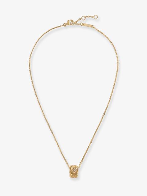 Bottega Veneta Bottega Veneta Women Silver Necklace With Intreccio Pendant