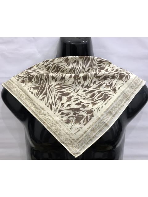 Other Designers Charles Jourdan - CHARLES JOURDAN LEOPARD PRINT SCARF HANDKERCHIEF BANDANA