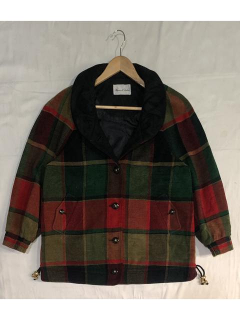 Other Designers Archival Clothing - VTG BARRA DE LABIOS FLANNEL LIGHT JACKET WITH DOUBLE LINING