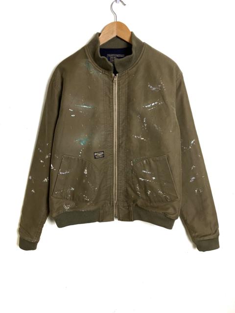 Other Designers Military - Double Hard Japan Paint Splatter Flying Jacket Type DH-2