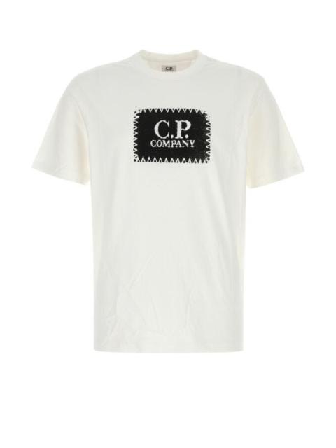 C.P. Company C.P. Company Man White Cotton T-Shirt