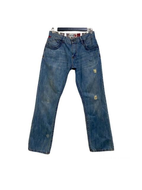 Other Designers Quiksilver × Vintage - Vintage Quiksilver Distressed Jeans 30x31 Freeown Dirty