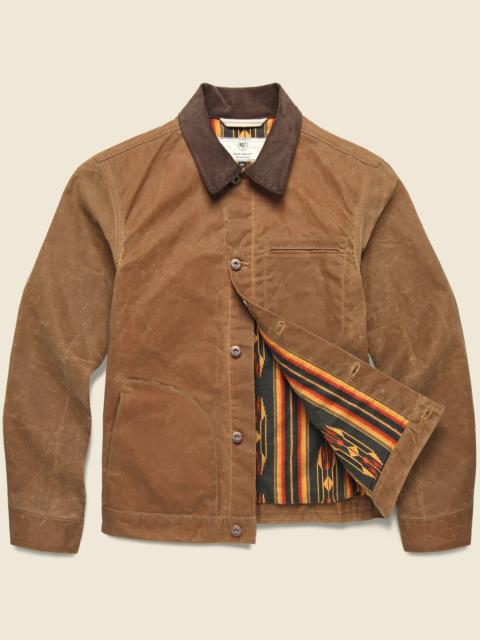 Rogue Territory Supply Jacket - Blanket Lined Cord Collar Whiskey