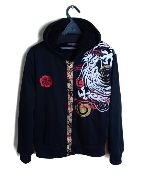 Other Designers Japanese Brand - Japanese Sukajan Dragon Big Logo Sweater Hoodie