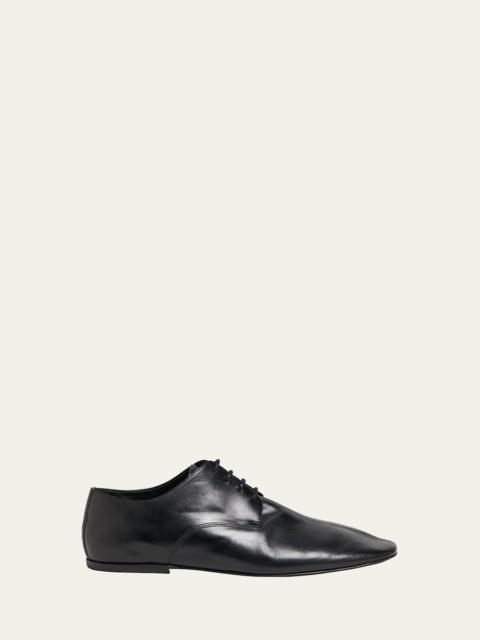 Dries Van Noten Men's Minimal Leather Derby Shoes