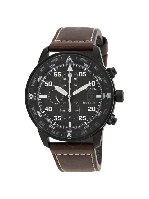 Other Designers Citizen Eco-Drive Chronograph Black Dial Men's Watch CA0695-17E