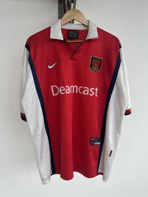 Nike Dreamcast Arsenal 00-02 Home Nike Red Soccer Jersey