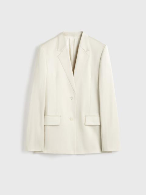 TOTEME Stitch lapel jacket ecru